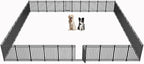 Dog Playpen Dog Fence Outdoor for Yard 47" H by Petorldog