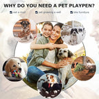BestPet | Dog Playpen | 32 Inch, 16 Panels | Heavy Duty Metal Pet Exercise Pen - Image 2