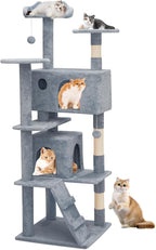 Athena Collection Cat Tree, 62 Inch Cat Tree Tower by AthenaCollectionFurniture