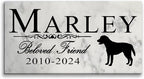 Broad Bay Dog Memorial Stone Personalized Marker Outdoor Garden Choose Your by BroadBayPersonalizedGifts