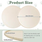 BNOSDM Silicone Cat Feeding Mat 2 Pack Dog Bowl Mats Pet Silicone Food Mat - Image 2