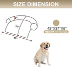 Calming Dogs/Cats Bed Mats, Dog Pad Washable Removable Couch Cover, Plush Long - Image 2