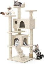 MoNiBloom 54 Inch Cat Tree Tower by Monibloom
