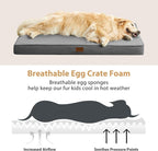 BFPETHOME Outdoor Dog Bed for Large Dogs, Waterproof, Orthopedic - Image 5