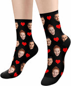 MyPupSocks Custom Personalized Photo Pet Face Socks, Cat and Dog Tracks Paws - Image 6