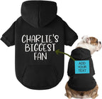 Personalized Name Dog Hoodie, Embroidered Hoodies Pets Name, Custom Pet Memorial by Noni