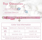 PetsHome Cat Collar, Dog Collar, PU Leather Adjustable Pet Collar - Image 6