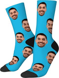 D-Story Custom Face Socks, Personalized Photo Picture on Socks, Unisex Athletic by Enjoy-yjl