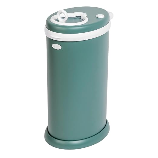 Ubbi Stainless Steel Diaper Pail, Odor Locking, No Special Bag Required by Ubbi