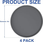 Arespark Cat Food Mat, Round Eating Plates Tray - Image 8