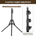 Adjustable Bird Perch Stand, 16-62 Inch Height Adjustable Bird Training Perch - Image 3