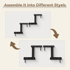 6-in-1 Cat Wall Shelves, Wall-Mounted Cat Furniture - Image 2