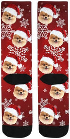 Custom Face Socks, Personalized Dog Lover Pet Photo Picture on Socks Unisex - Image 4