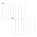 Babelio Baby Gate for Stairs, Kitchen & Doorways, No Bottom Bar| Easy by BABELIO