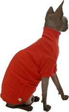 Sphynx Cats Shirt Cat Turtleneck Cotton Sweater Pullover Kitten T-Shirts - Image 5