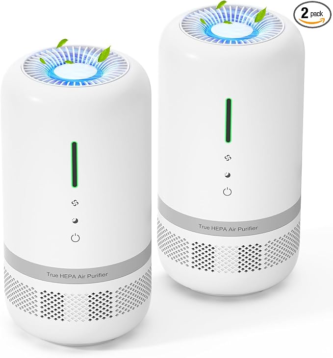 Air Purifiers for Home, H13 HEPA Small Air Purifier for Room up to 960ft² by VENDFO