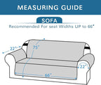 Reversible Sofa Slipcover Furniture Protector Water Resistant 2 Inch Wide - Image 2