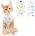 Cat Recovery Suit Female, Breathable Cat Onesie After Surgery Female by Coppthinktu