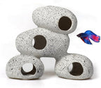 Aquarium Rock Decorations Resin Cichlids Rock by AWXZOM