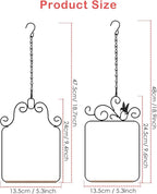 PACETAP Hummingbird Swings and Perches Metal Frame 2 Pack, Wild Bird Swing - Image 5