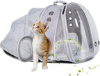 Dual Expandable Cat Backpack Carrier, Fit up to 20 lbs, Expandable Pet Carrier by halinfer