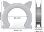 Wordcam Large Cat Door Interior Door, XL Indoor Cat Door, Pet Doors - Image 3
