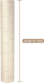 PowerKing Natural Sisal Replacement Scratching Post, 15.7'' 2 Pieces M8 Cat - Image 5