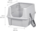 IRIS USA Large Cat Litter Box - Image 2
