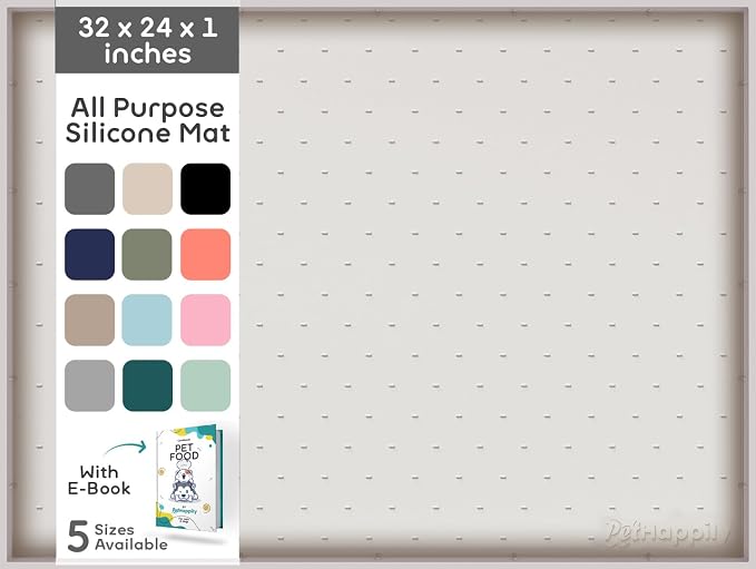32x24x1” XL Dog Food Mat by PETHAPPILY