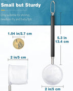 Pawfly Aquarium Shrimp Net, 2 Inch Tiny Fish Tank Net - Image 3