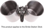Hypeety Bird Parrot Feeding Double Cups Stainless Steel Food Water Bowls - Image 4
