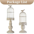 Birdcage Candle Holder Decorative Bird Cages - Image 9