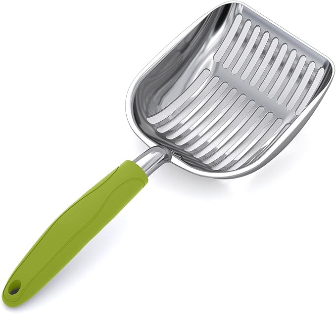 WePet Cat Litter Scoop, Aluminum Alloy Sifter, Kitty Metal Scooper, Deep Shovel by WePet