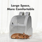 Pet Backpack Carrier ，Large Cat Carrier Backpack Up to 20 Lbs - Image 5