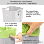 PetFusion Portable Cat Litter Disposal; Innovative Dog Poop Trash Can - Image 5