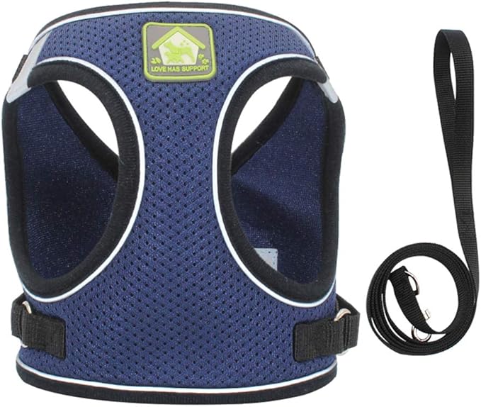 FEimaX Dog Harness and Leash Set, No Pull Breathable Soft Mesh Puppy Vest - Image 3