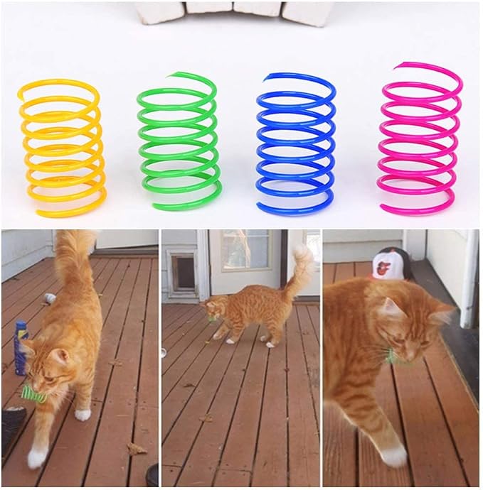 Andiker Interactive Cat Spiral Creative Spring Toy to Kill Time and Keep Fit - Image 4