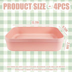 Small Litter Box, Plastic Kitten Litter Box, 13.9 x 9.8 x 3 Inch Open Litter Box - Image 2