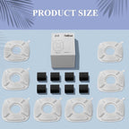 （16 Pices） 8 Pack Replacement Filters & 8 Pack Replacement Pre-Filter Sponges - Image 7