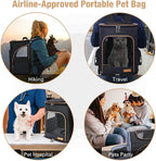 Lekereise Black Cat Backpack for Large Cats and Dogs Up to 20-25 Lbs Expandable - Image 5