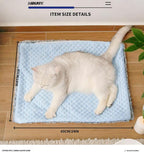 Two Uses'Cat Mat, Self Warming&Cooling Cat Mat.18 * 24in-Cooling Cat - Image 9