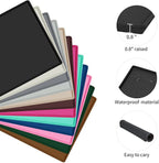 Dog Food Mat, Silicone Waterproof Food Tray, Non Slip Pet Bowl Mats Placemat - Image 2