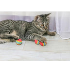 12PCS Foam Balls for Cats, Colorful Rainbow Cat Toy Sponge Balls Soft Pet Toy - Image 7