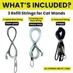 Replacement Strings for Cat Wands, 3 Pieces - Image 3