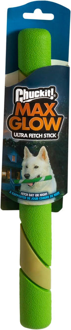 Chuckit! Max Glow Ultra Fetch Stick Outdoor Dog Toy, 12 Inches by Chuckit
