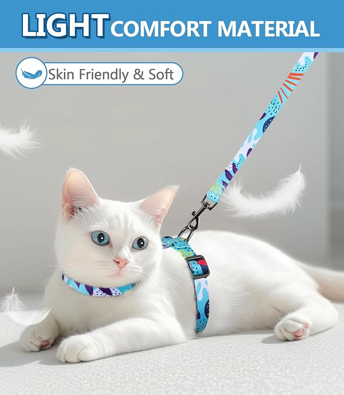 Halypet Cat Harness and Leash Set, Escape Proof Cat Harness, Safe Kitten Harness - Image 7
