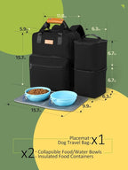 Dog Travel Bag All-in-One Set: DELOMO 25L Airline Approved Dog Travel Backpack - Image 6