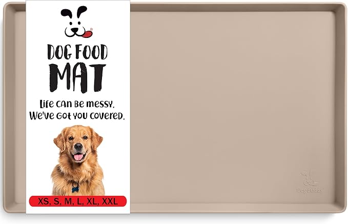 DogBuddy Dog Food Mat – Waterproof Dog Bowl Mat by DogBuddy