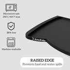 OHMO Dog Food Mat w/Residue Collection Pocket Silicone Pet Feeding Mat - Image 4