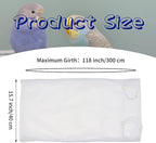 Daoeny Large Bird Cage Cover, Bird Cage Seed Catcher, Adjustable Soft Airy - Image 3